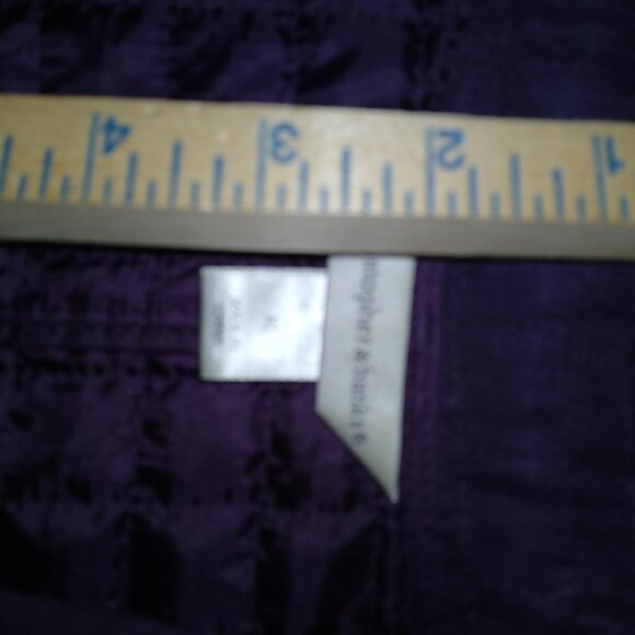 Christopher & Banks size XL purple quilted vest - Picture 3 of 4